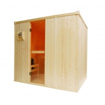 Sauna finlandesa para 4 pessoas - 2170 x 1350 x 1950mm - OS2035