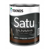 Sauna Paint Wax - Smoke Sauna Black 0.9L