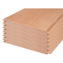 Hemlock Sauna Wood Cladding - 95 x 9mm (Pack of 6 Lengths)