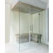 Paineis frontais de vidro temperado para banhos turcos Oceanic Saunas