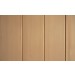 Aparência das paredes revestidas com lambris de madeira de hemlock canadiano de 9mm, para uso nas saunas profissional e domésticas