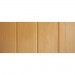 Aparência das paredes revestidas com lambris de madeira de abeto de 9mm, para uso nas saunas profissional e domésticas