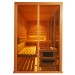 Cabine de sauna Oceanic V2030 em hemlock e vidro