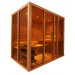 Cabine de sauna Oceanic V2035 em hemlock e vidro