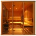 Painéis de vidro na cabine da sauna Oceanic Vision V3030, para sauna húmida