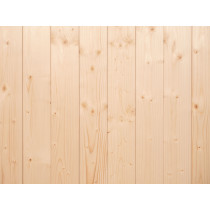 Spruce Sauna Wood Cladding - 95 x 18mm (Pack of 7 Lengths 2093mm)