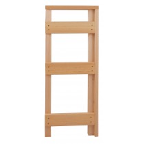 Supporto per panche da sauna 800mm in legno di obeche privo di nodi