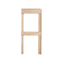 Supporto per panche da sauna 800mm in legno di obeche privo di nodi