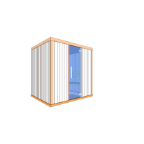 2530 cabina sauna finlandese - modello C