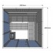 Planimetria cabina sauna finlandese Vision Oceanic V3030