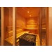 Interno della cabina sauna V2030, gamma Saunarium Vision Oceanic