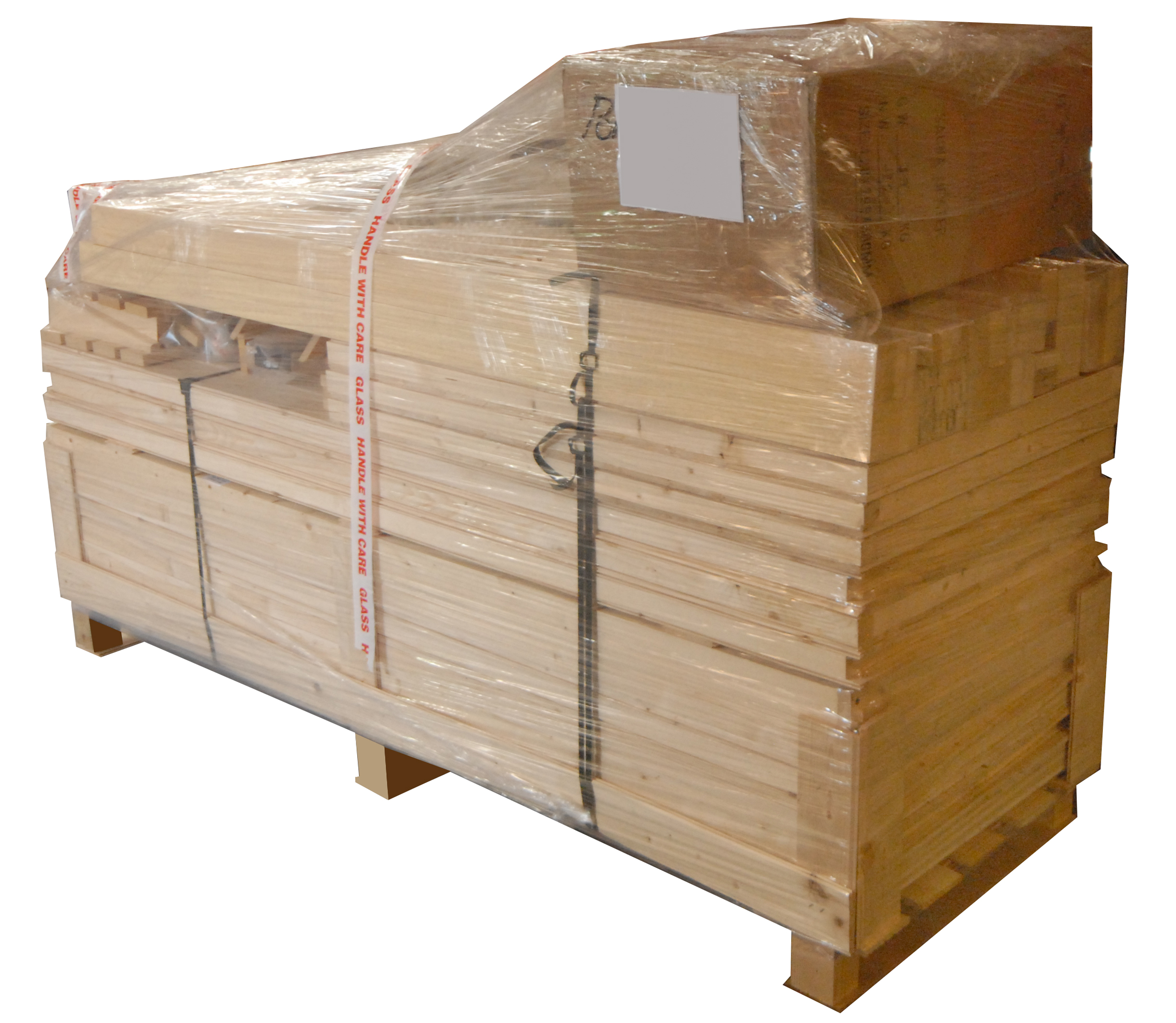 Biosauna Saunarium di Oceanic smontata su pallet
