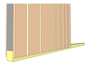 Formation des panneaux - construire son sauna