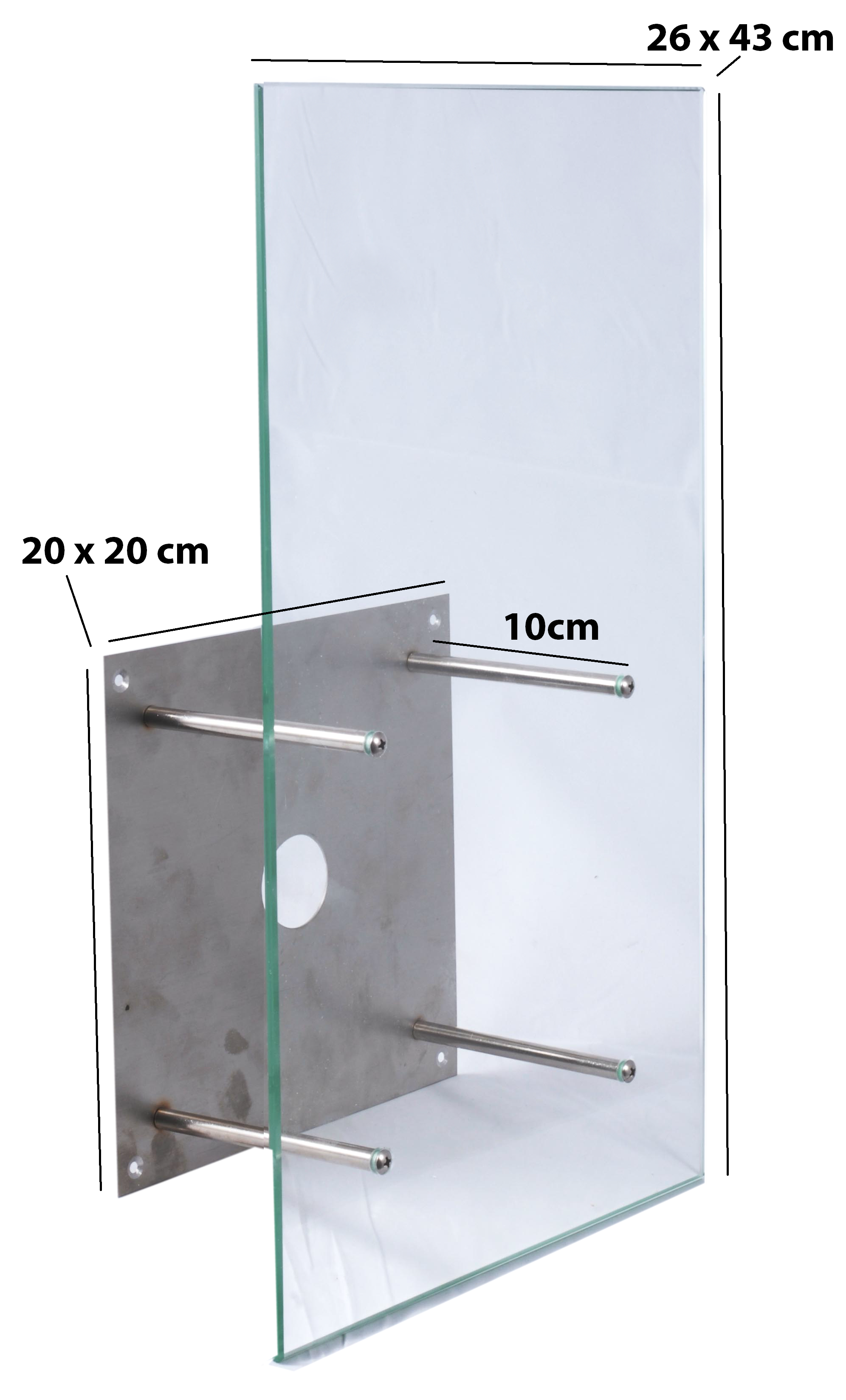 Protezione Oceanic per bagno turco in vetro temperato con dimensioni