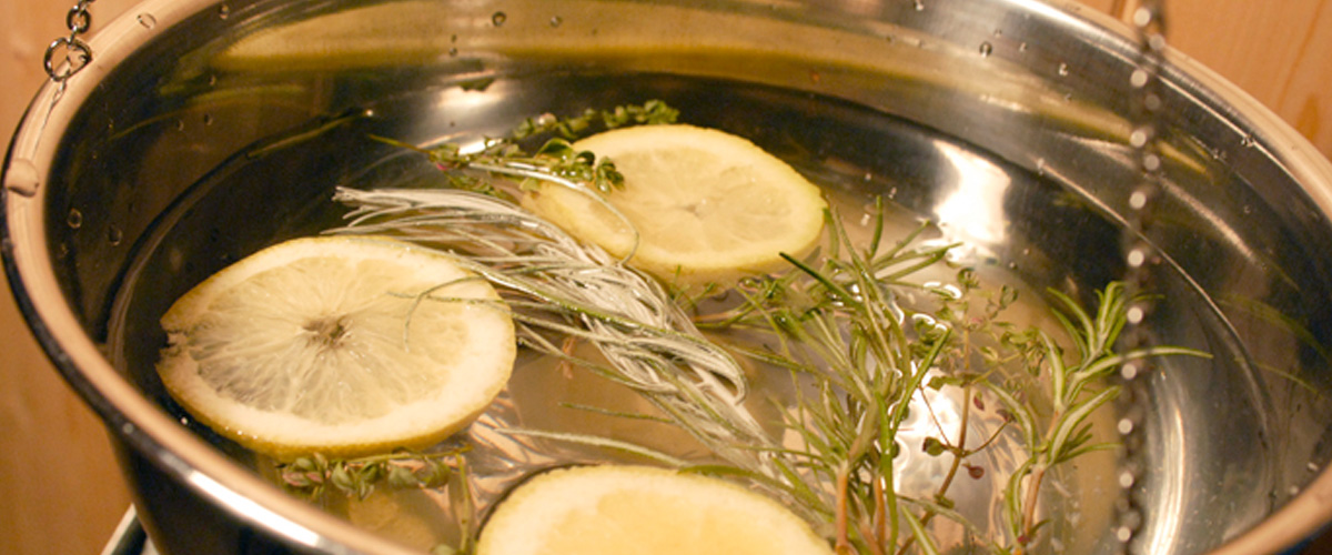 Coupe à herbes pour sauna