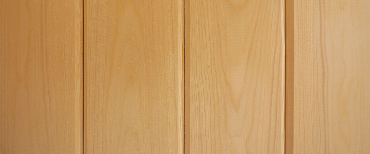 Spruce cladding