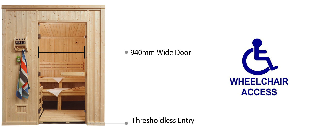 Disabled Access Safety Glass Door