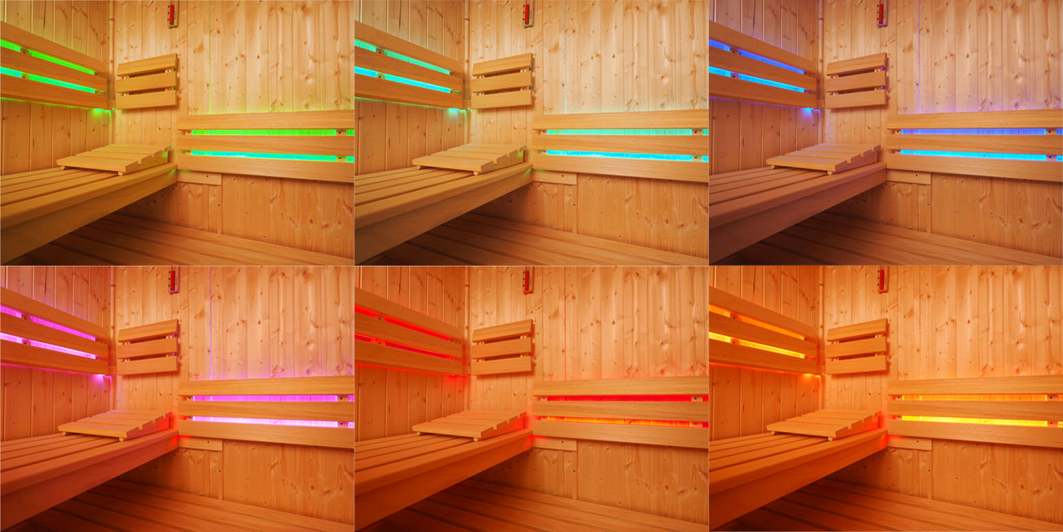 Sauna Backrest LED lighting Kit 